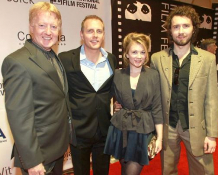 Tim Gamble, Barret Walz, Kathryn Henderson, David Schmudde at the 2010 Chicago International Film Festival 'Refuge'